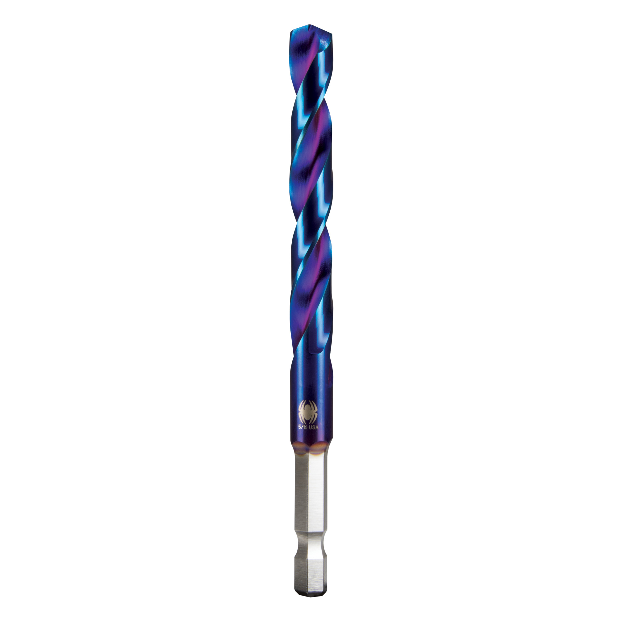 SPYDER Stinger™ Mach-Blue™, 5/16in. X 4in. Stinger Mach-Blue Hss Twist Drill Bit, Included (qty.) 1 Model# 19013